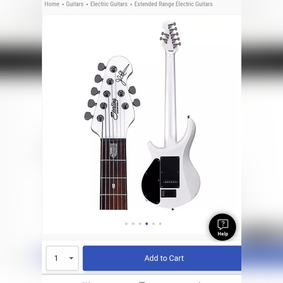 Sterling JP Majesty Music Man 7-string (John Petrucci) signature series - Picture 6 of 8